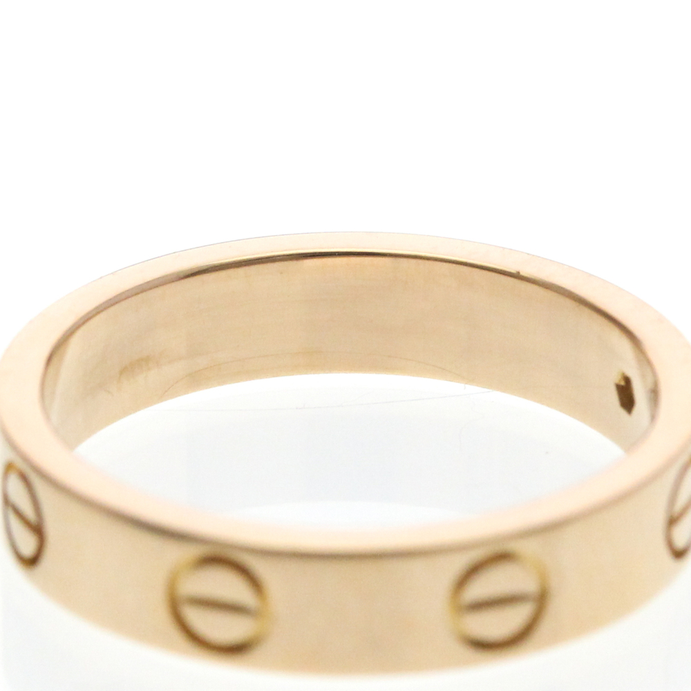 CARTIER 18k Gold Diamond Love Ring - Picture 7 of 9